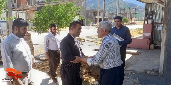 پنج آزاده سرافراز روستای دزلی شهرستان سروآباد،تجلیل شدند