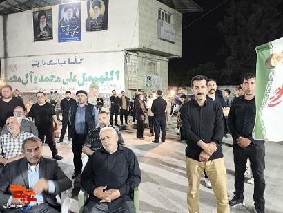 تصاویر/مراسم شب وداع شهید اقتدار ناخدا دوم امیرحسین سلیم‌زاده با حضور مدیرکل بنیاد مازندران در میاندورود