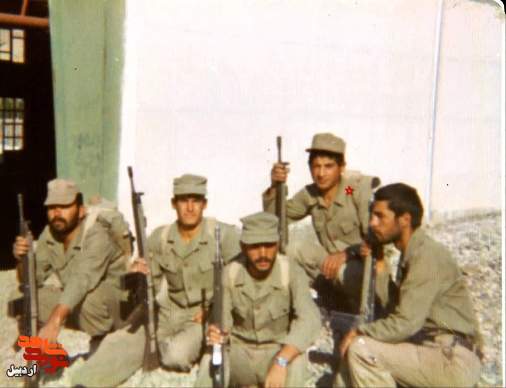 تصاویر کمتر دیده شده از شهید «قدیر رشید اردبیلی»