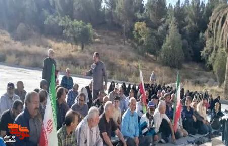 تجدید میثاق پیشکسوتان دفاع مقدس و مقاومت خراسان شمالی با شهدا+ تصاویر تجدید میثاق پیشکسوتان دفاع مقدس و مقاومت خراسان شمالی با شهدا+ تصاویر