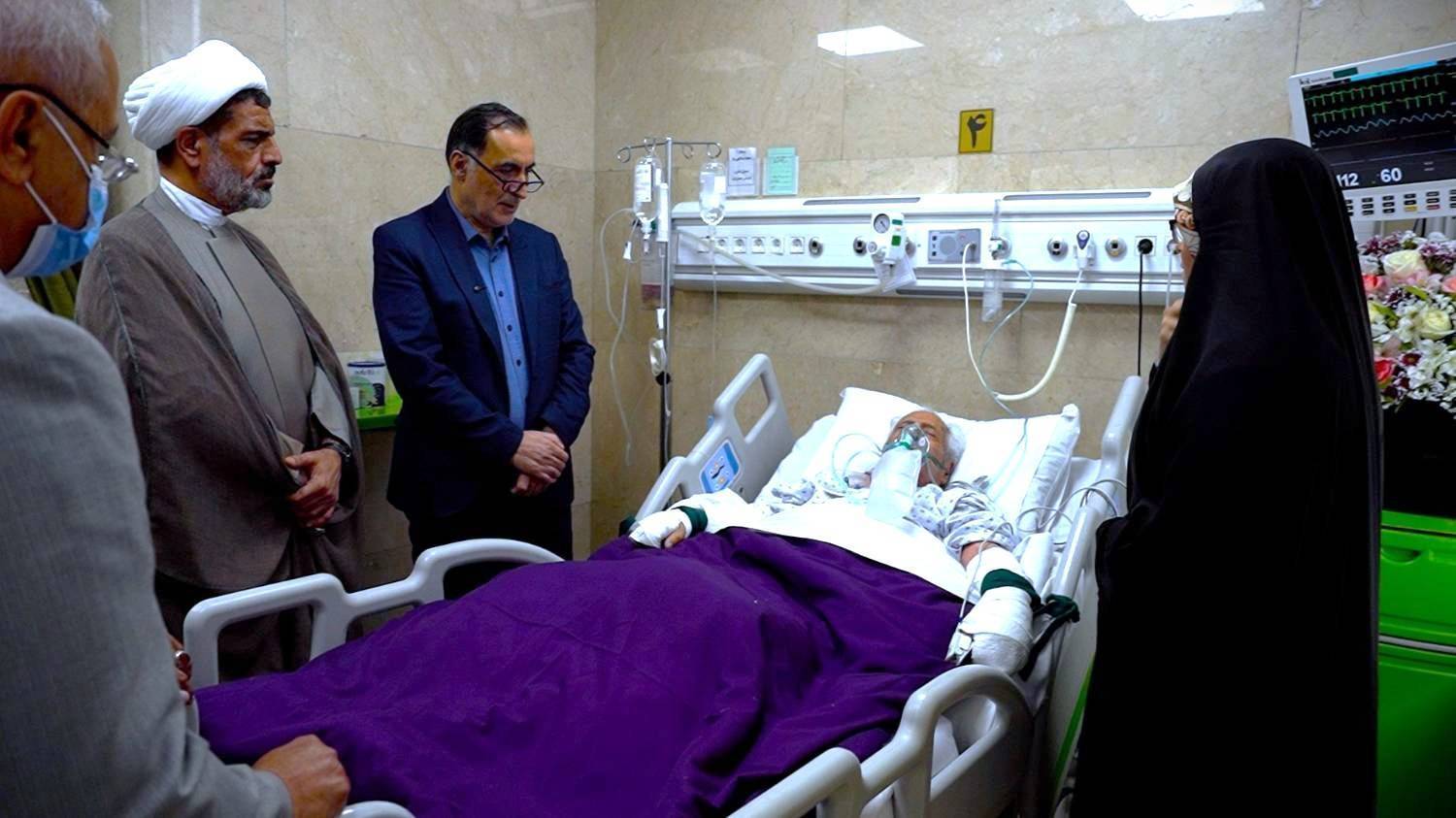 عیادت رئیس بنیاد شهید و امور ایثارگران از پدر شهید معزز سپهبد سیدعبدالرحیم موسوی عیادت رئیس بنیاد شهید و امور ایثارگران از پدر شهید معزز سپهبد سیدعبدالرحیم موسوی