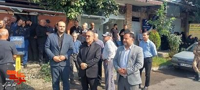 تصاویر/برگزاری مراسم تشییع پیکر مطهر شهید اقتدار ناخدا دوم امیرحسین سلیم‌زاده در تنکابن مازندران