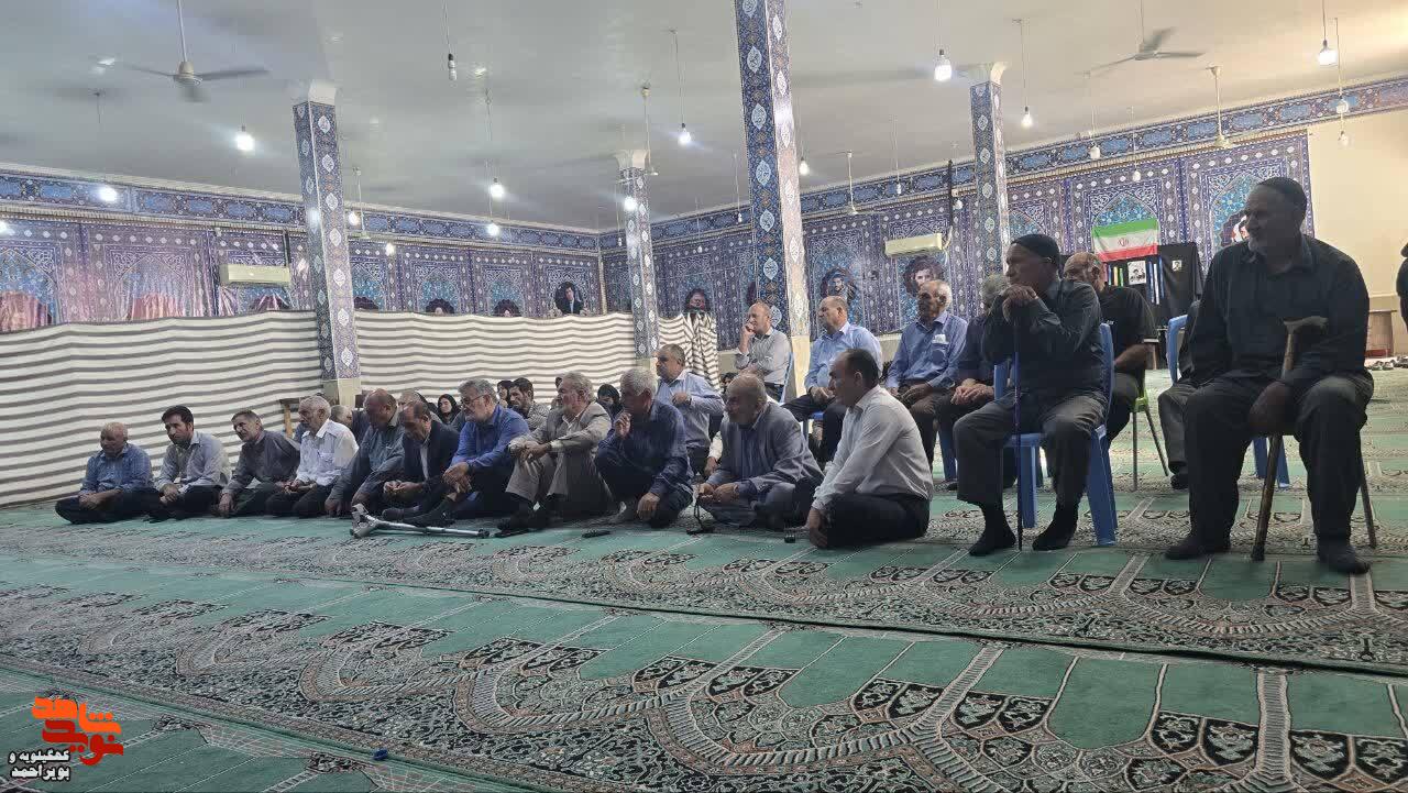 بی‌واسطه با یادگاران ایثار؛ قاب‌هایی از میز خدمت بنیاد شهید در باشت