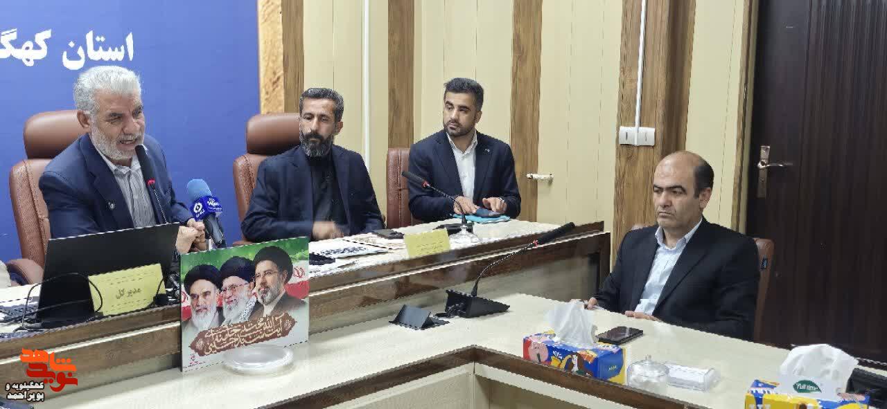 تصاویر/نشست دوماهانه مشاورین امور ایثارگران دستگاه‌های اجرایی استان با موضوع گرامیداشت هفته دفاع مقدس