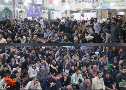 برگزاری بیست‌وهفتمین یادواره شهدای روستای کوهساکنده در شهرستان نکا