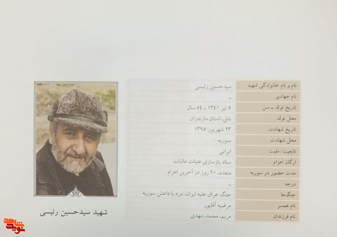 شهید سید حسین رئیسی