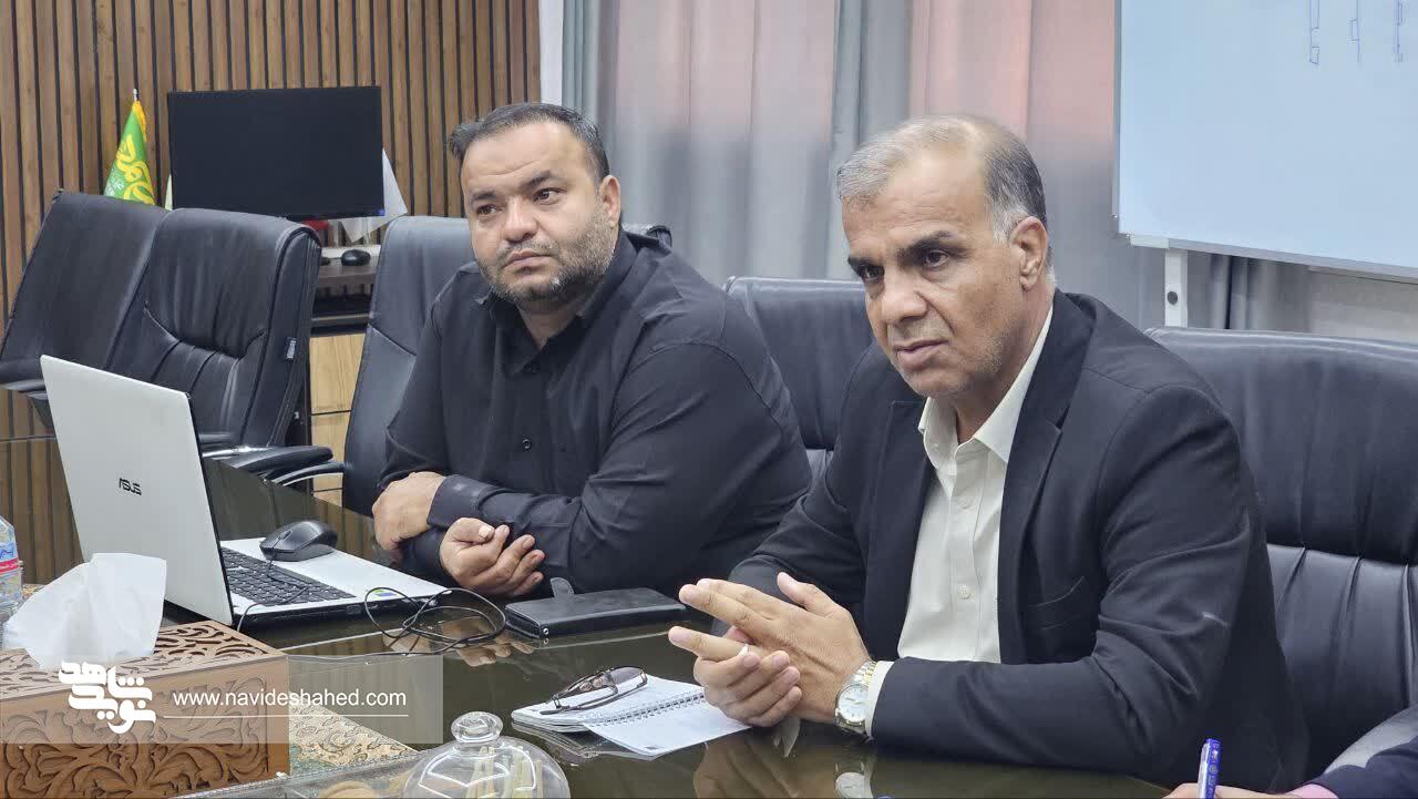 مدیرکل امور ورزشی و اردویی بنیاد شهید با مدیرکل بنیاد شهید فارس دیدار کرد