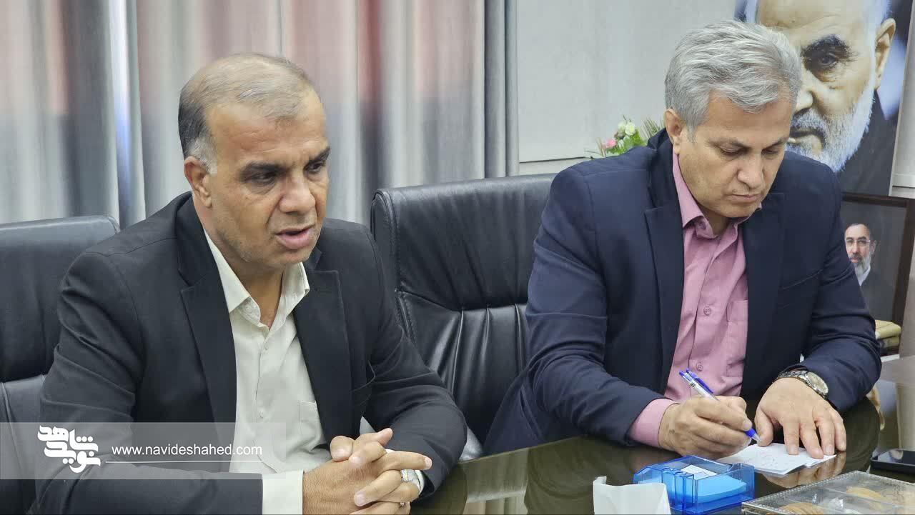 مدیرکل امور ورزشی و اردویی بنیاد شهید با مدیرکل بنیاد شهید فارس دیدار کرد