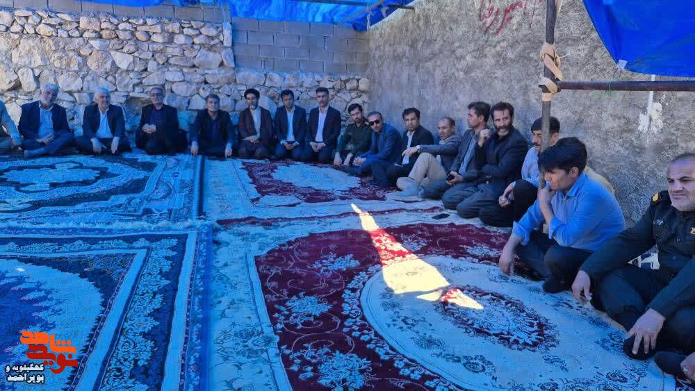 تجدید میثاق با لاله‌های سرخ دیار بهمئی/ ادای احترام استاندار کهگیلویه و بویراحمد به مقام شامخ شهید «سید مالک موسوی‌تبار» + تصاویر