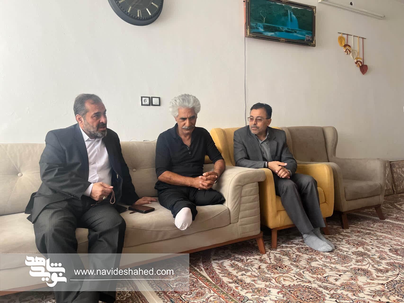 دیدار مدیرکل ورزشی و اردویی بنیاد شهید با جانبازان ورزشکار در قوچان دیدار مدیرکل ورزشی و اردویی بنیاد شهید با جانبازان ورزشکار در قوچان