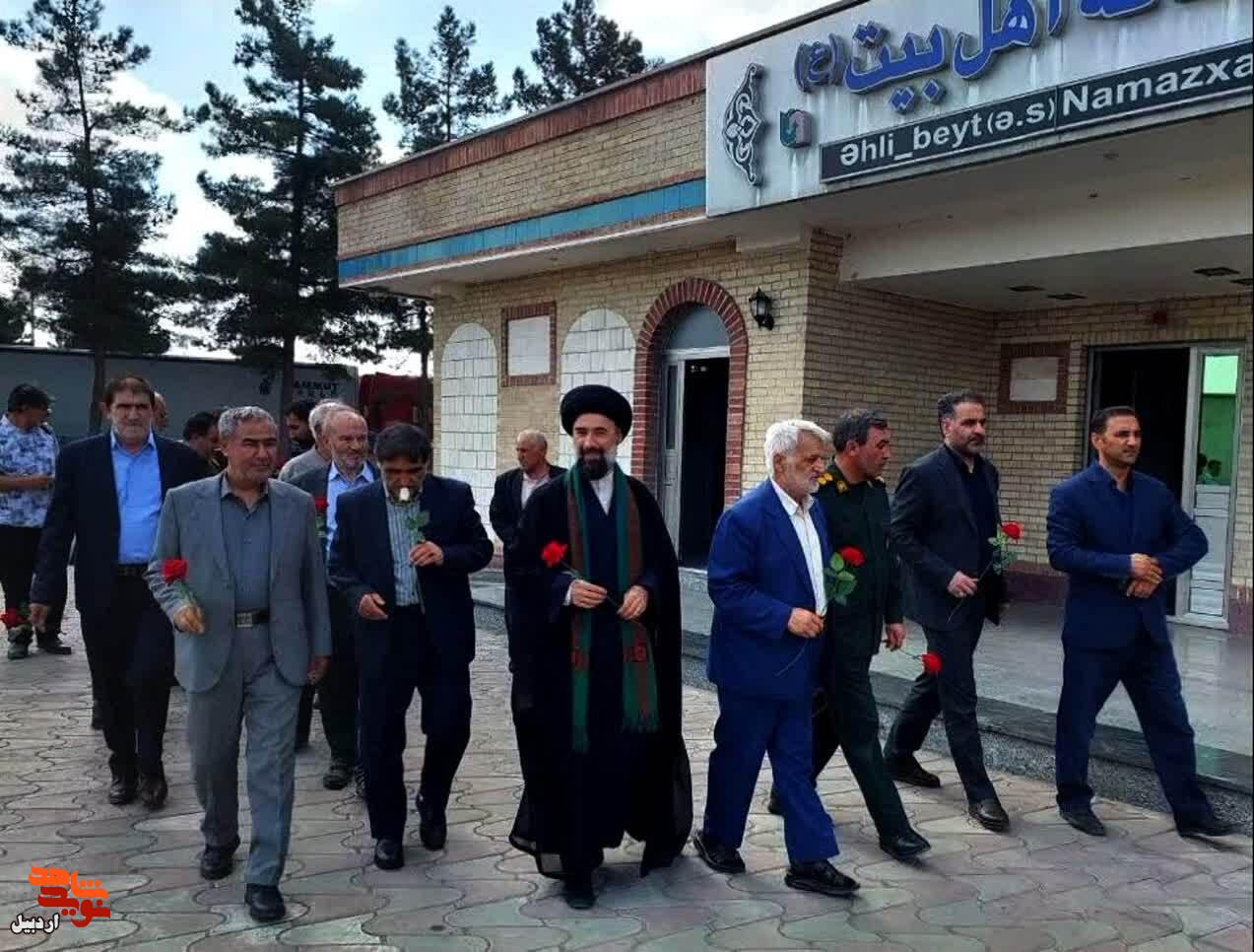 تجدید میثاق با شهید گمنام بیله سوار تجدید میثاق با شهید گمنام بیله سوار