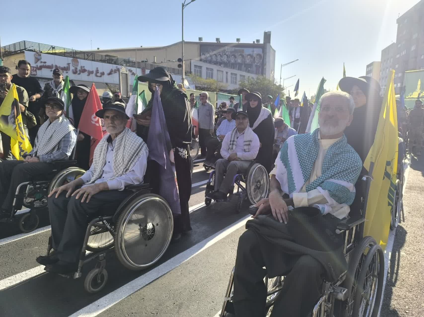 حضور پیشکسوتان جهاد و شهادت در رزمایش جانفدایان ایران