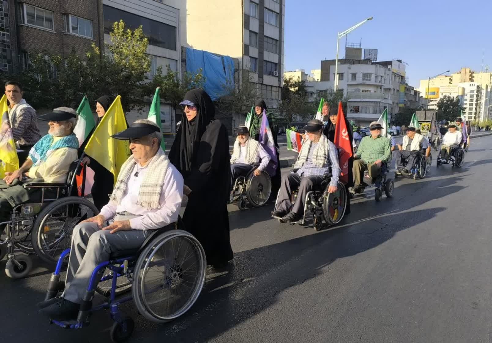 عکس/ حضور پیشکسوتان جهاد و شهادت در رزمایش جانفدایان ایران