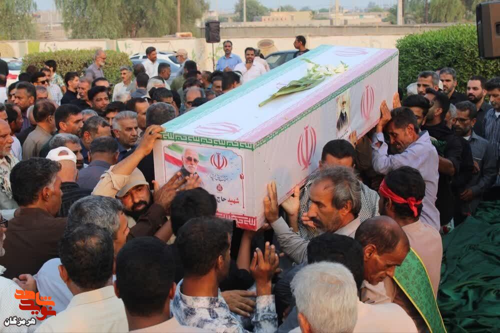 تشییع و تدفین جانباز شهید «حسین حقیریزاده» در رودان تشییع و تدفین جانباز شهید «حسین حقیریزاده» در رودان
