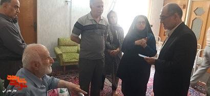 رسیدگی به مشکلات خانواده شهید غفاری و تسلیت به خانواده شهید گلمایی