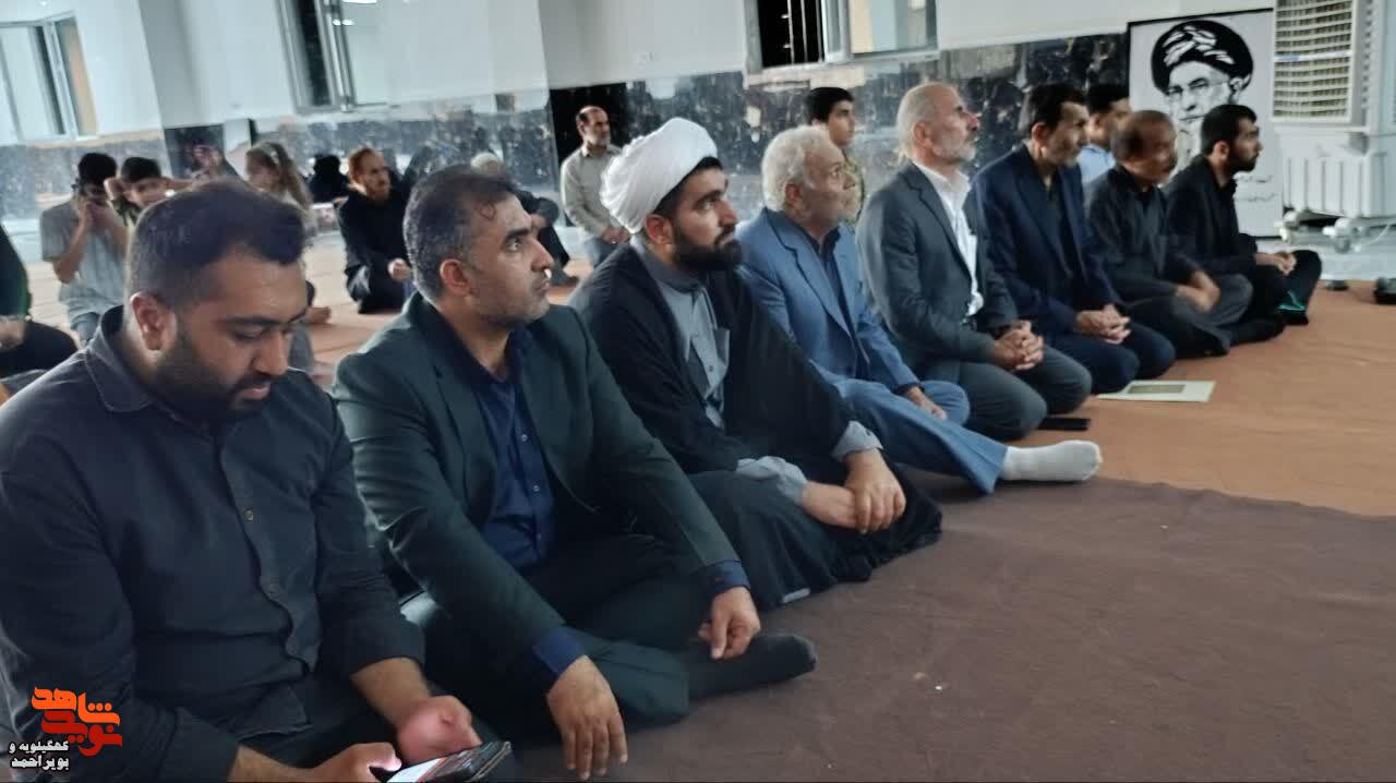 عکس| آیین یادبود دو شهید جنگ رمضان در چرام