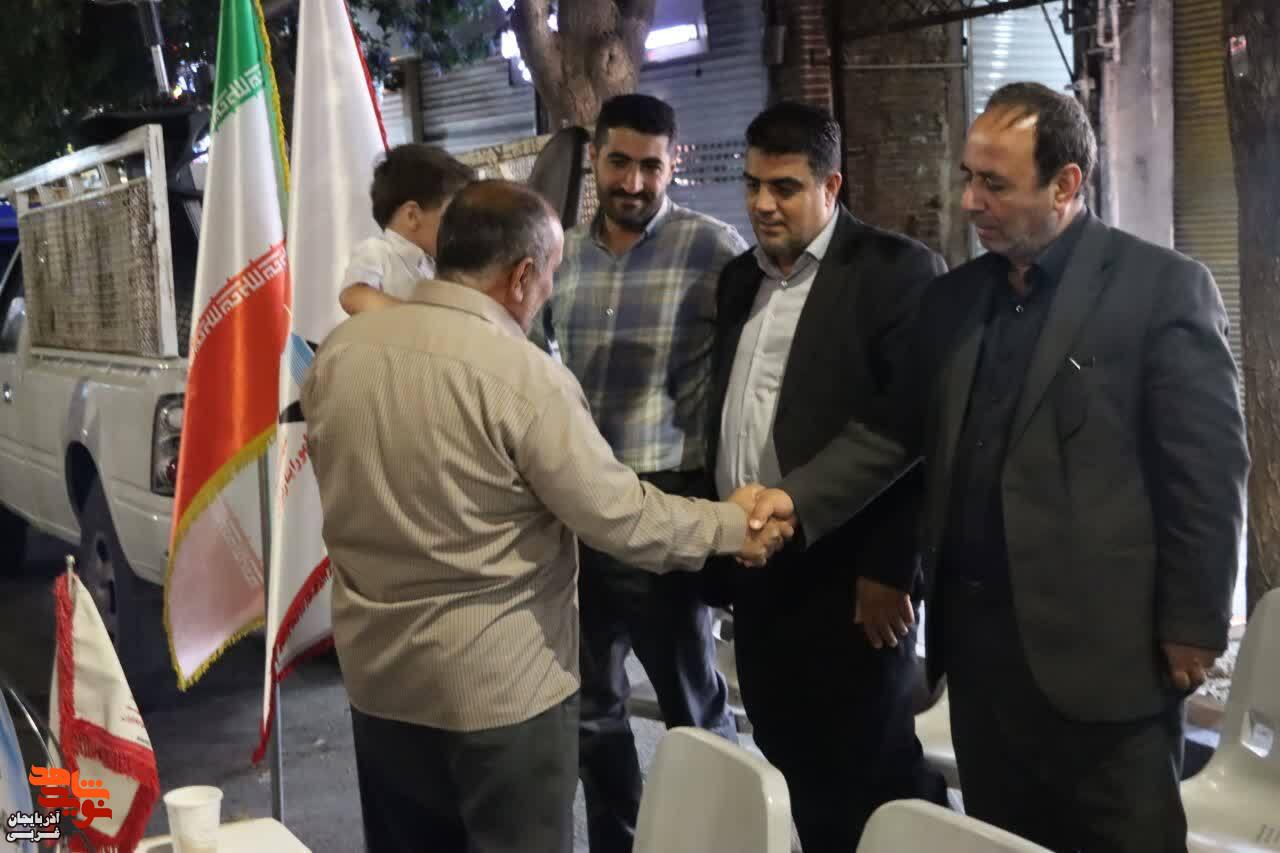 میز ارتباطات بنیاد شهید در دویست و پنجمین شب اجتماعات شبانه ایران قوی