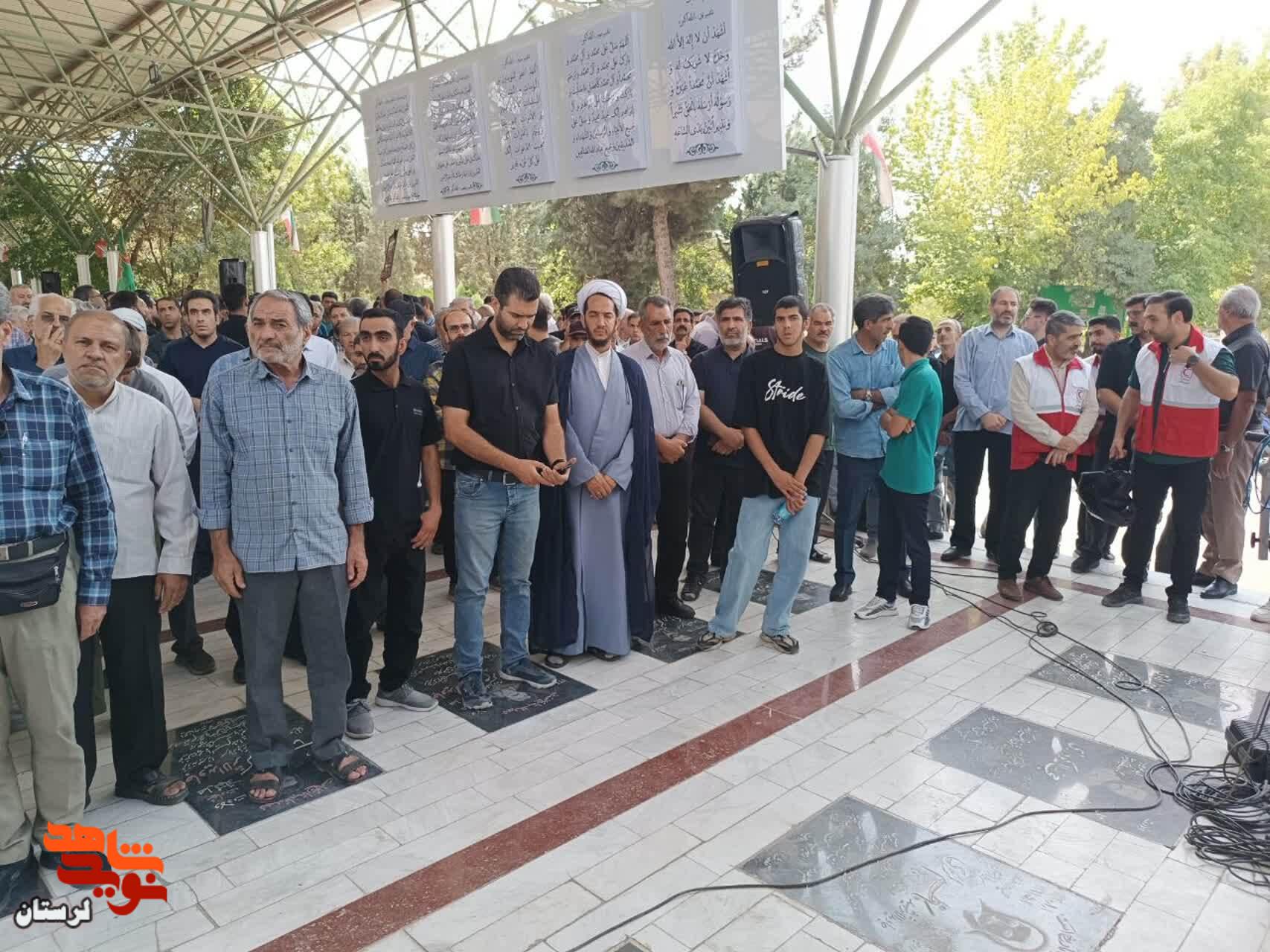 پیکر شهید مدافع امنیت «امین عزیزی» در زادگاهش آرام گرفت