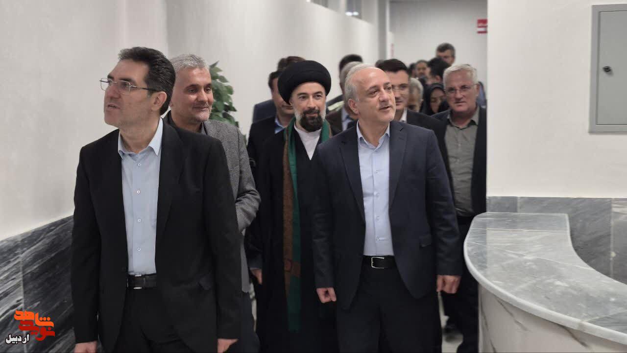 آیین افتتاح چند پروژه درمانی، رفاهی و عمرانی در اردبیل آیین افتتاح چند پروژه درمانی، رفاهی و عمرانی در اردبیل