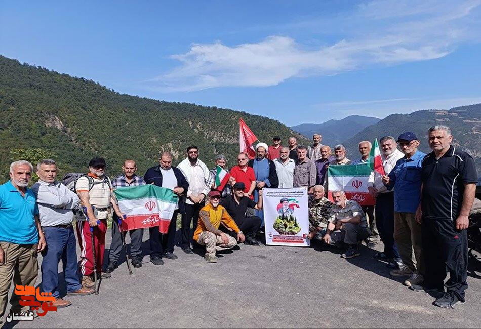 همایش کوهنوردی جانبازان گلستان در ارتفاعات امامزاده ماهیان برگزار شد همایش کوهنوردی جانبازان گلستان در ارتفاعات امامزاده ماهیان برگزار شد