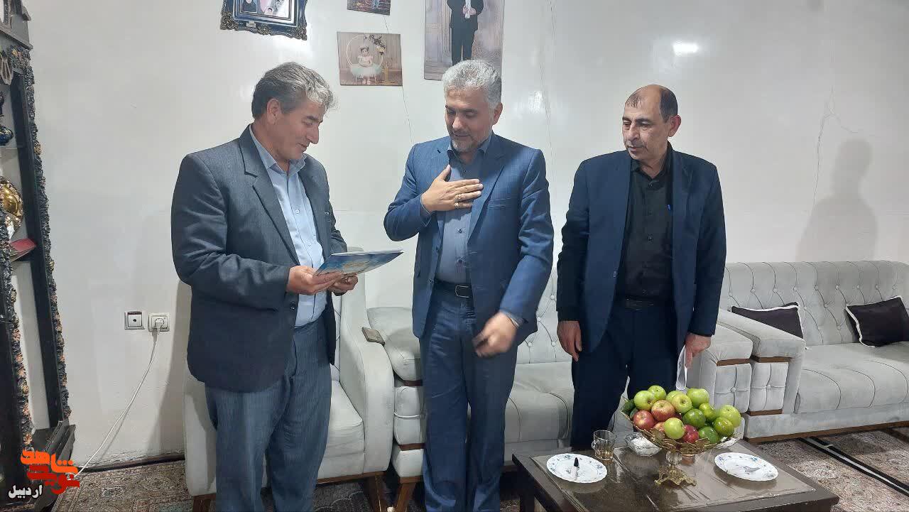 دیدار با ۳۰ خانواده شهدا و جانبازان در گرمی و انگوت