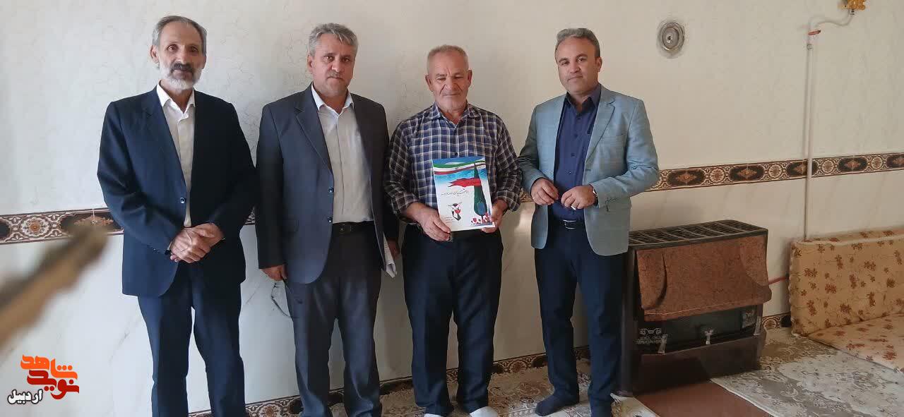 دیدار با ۳۰ خانواده شهدا و جانبازان در گرمی و انگوت