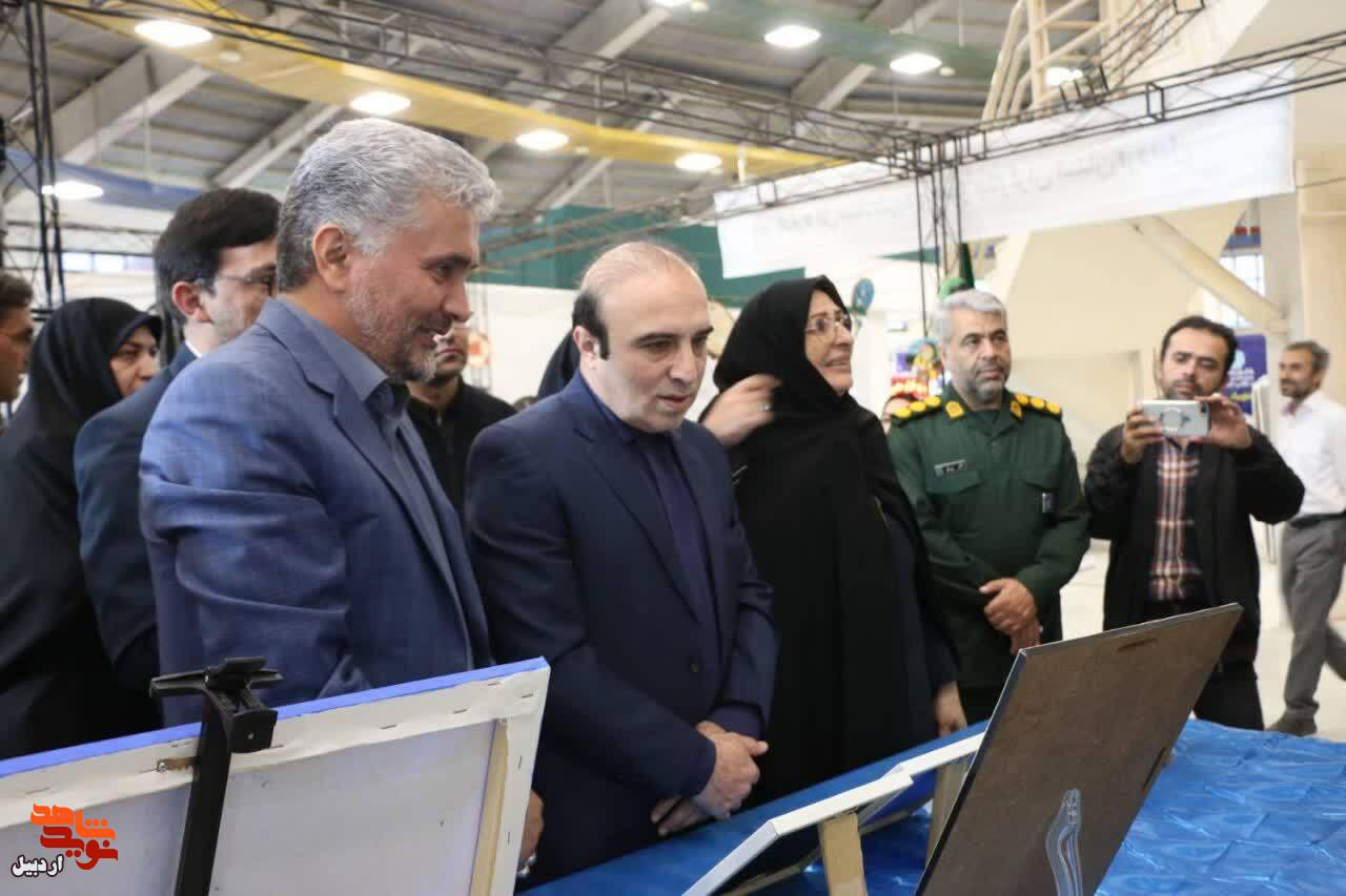 غرفه بنیاد شهید اردبیل در نمایشگاه توانمندی بانوان افتتاح شد غرفه بنیاد شهید اردبیل در نمایشگاه توانمندی بانوان افتتاح شد
