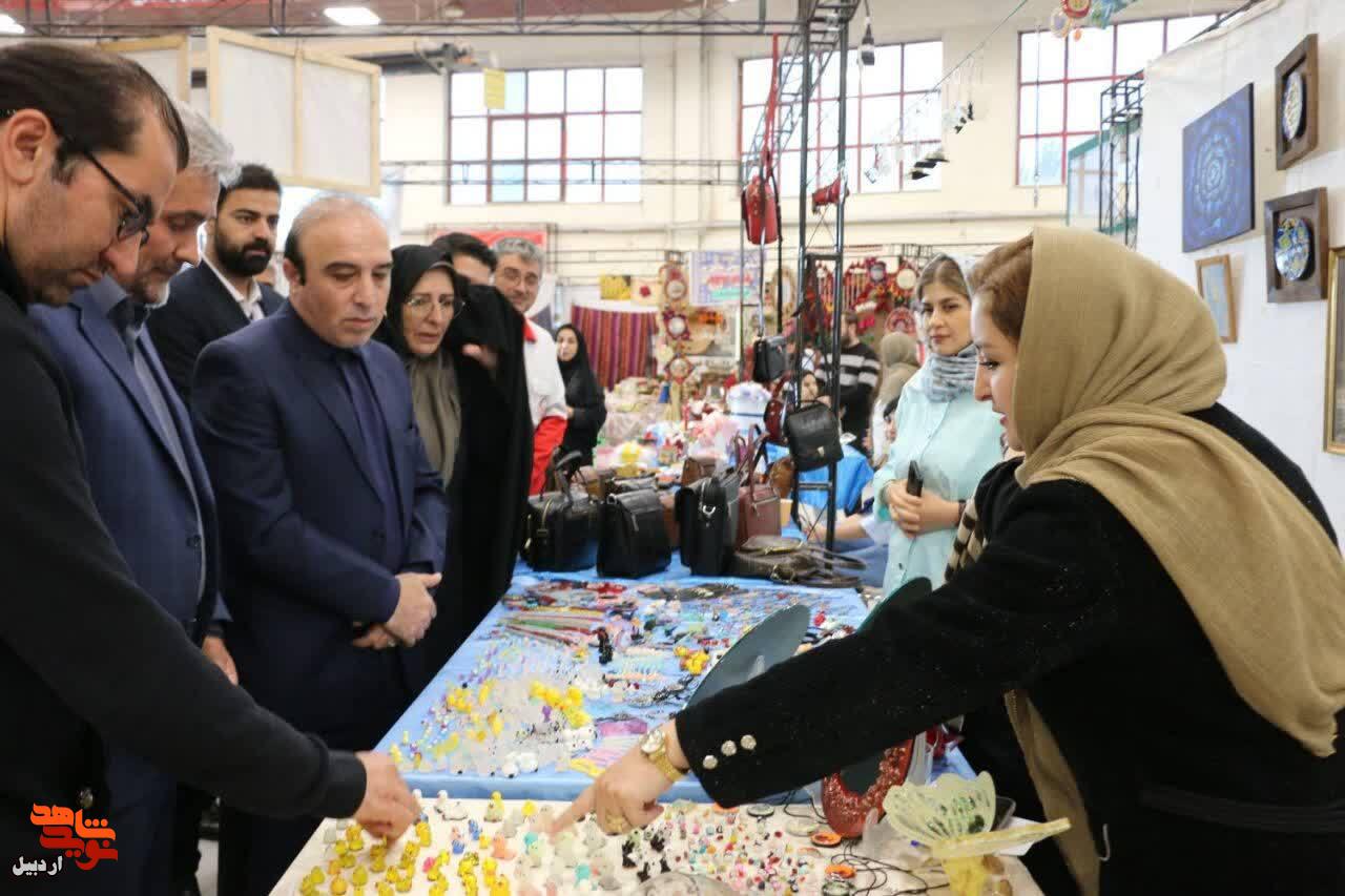 غرفه بنیاد شهید اردبیل در نمایشگاه توانمندی بانوان افتتاح شد غرفه بنیاد شهید اردبیل در نمایشگاه توانمندی بانوان افتتاح شد