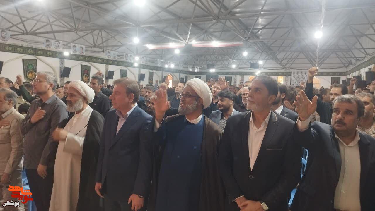 گزارش| مسئولان عالی رتبه کشور با ۵ شهید «جنگ اقتدار رمضان» در وحدتیه تجدید میثاق کردند