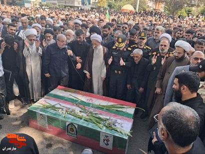 حضور نماینده ولی فقیه مازندران در مراسم تشییع پیکرهای مطهر شهیدان مدافع امنیت دست گشاده و قاسمی در ساری حضور نماینده ولی فقیه مازندران در مراسم تشییع پیکرهای مطهر شهیدان مدافع امنیت دست گشاده و قاسمی در ساری