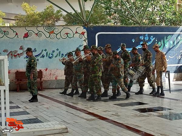 تجدید میثاق سبزپوشان انتظامی با آرمان های شهدا در بروجرد تجدید میثاق سبزپوشان انتظامی با آرمان های شهدا در بروجرد