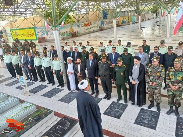 تجدید میثاق سبزپوشان انتظامی با آرمان های شهدا در بروجرد تجدید میثاق سبزپوشان انتظامی با آرمان های شهدا در بروجرد
