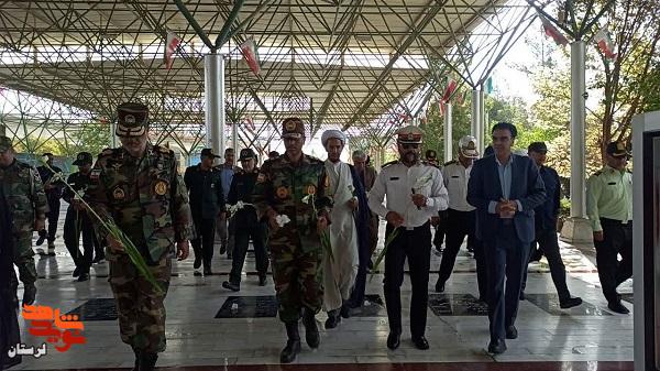 تجدید میثاق سبزپوشان انتظامی با آرمان های شهدا در بروجرد تجدید میثاق سبزپوشان انتظامی با آرمان های شهدا در بروجرد
