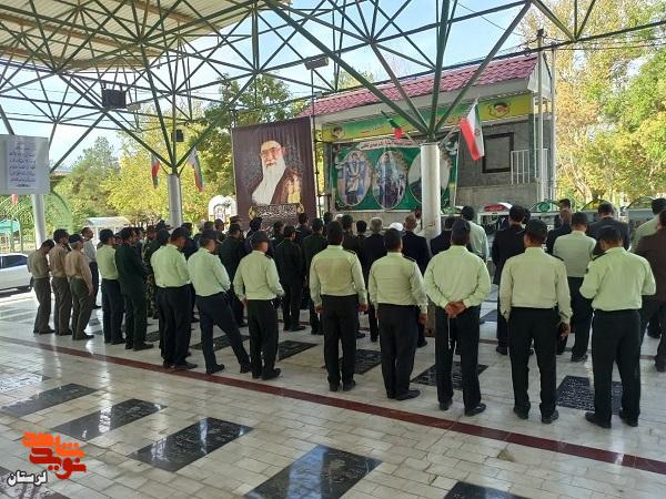 تجدید میثاق سبزپوشان انتظامی با آرمان های شهدا در بروجرد تجدید میثاق سبزپوشان انتظامی با آرمان های شهدا در بروجرد