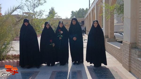گلزار مطهر شهدای پلدختر و دوره چگنی عطرافشانی شد