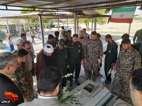 گلزار مطهر شهدای پلدختر و دوره چگنی عطرافشانی شد