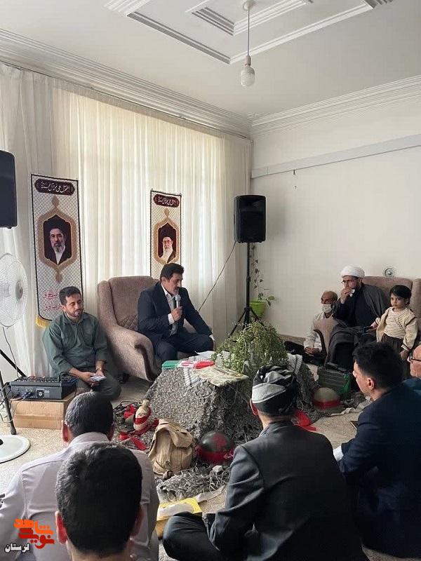 یادواره خانگی شهید غریب اسارت «سیدبساط حسینی» برگزار شد
