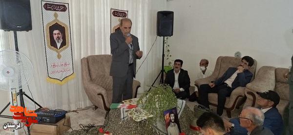 یادواره خانگی شهید غریب اسارت «سیدبساط حسینی» برگزار شد