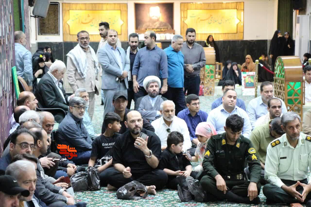 گزارش تصویری/ آیین سراسری «مهمانی لاله‌ها» در گلزار شهدای اهواز