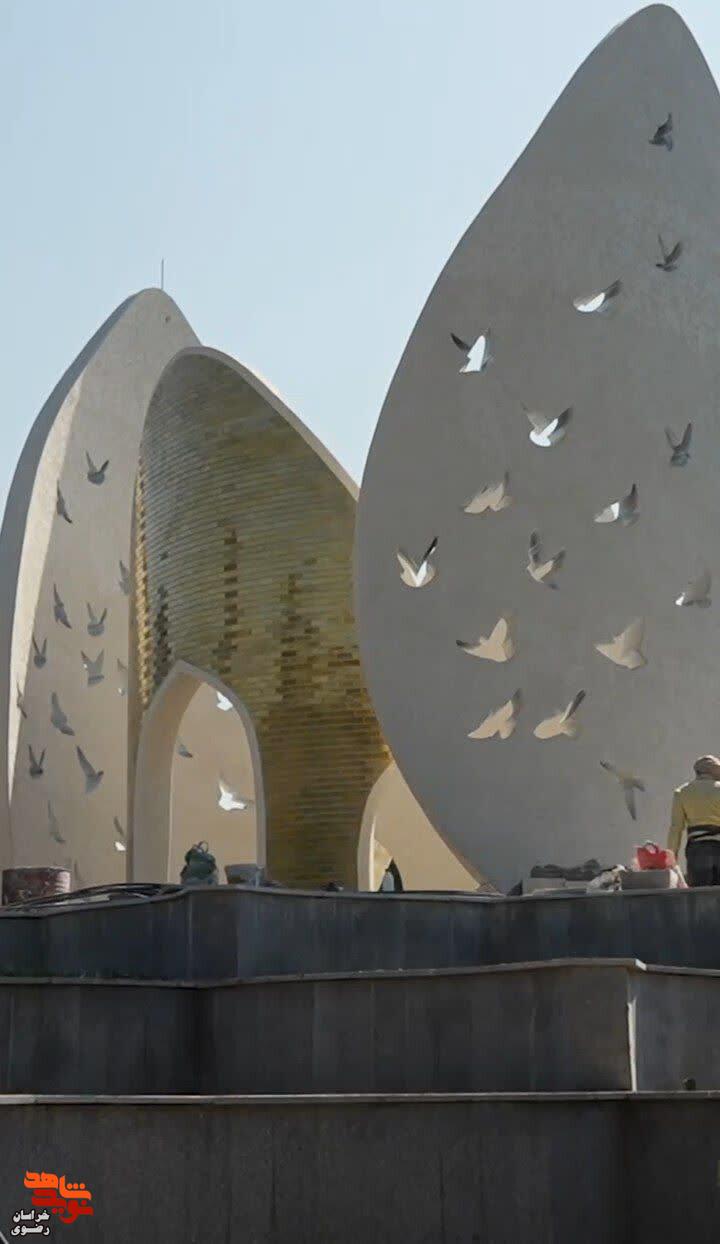 یادمان شهدای گمنام در بوستان ملت مشهد افتتاح میشود یادمان شهدای گمنام در بوستان ملت مشهد افتتاح میشود