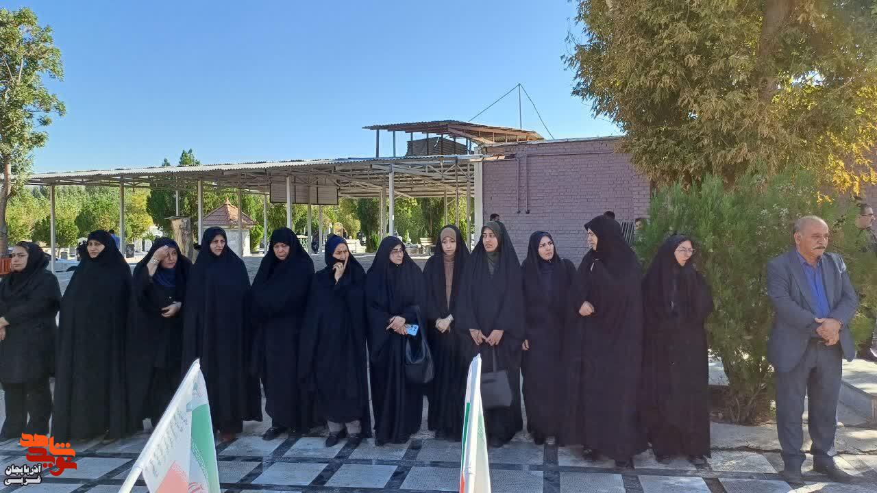برگزاری مراسم گلباران و عطر افشانی مزار مطهر شهدای شهرستان چایپاره