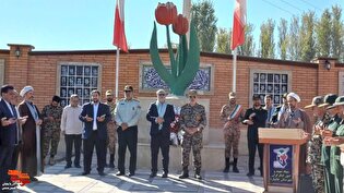برگزاری مراسم گلباران و عطر افشانی مزار مطهر شهدای شهرستان چایپاره