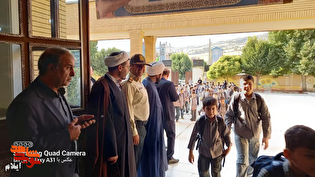 بدرقه فرزند شهید «حبیب زراموشی» از خانه تا مدرسه در چرداول