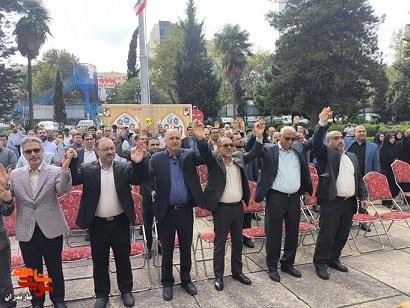 تصاویر/ یادواره شهدای برق منطقه‌ای بمناسبت هفته دفاع مقدس در ساری