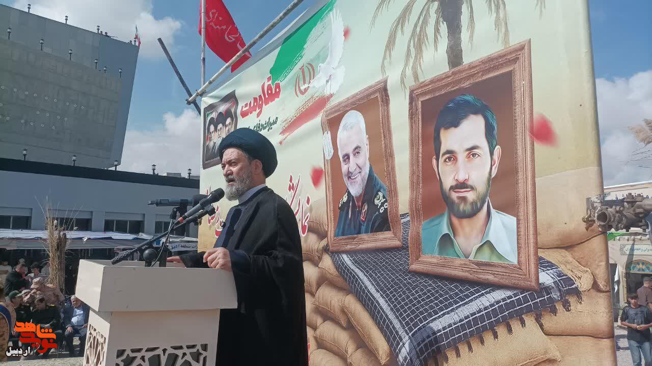 برگزاری اختتامیه نمایشگاه رزمی- فرهنگی «عملیات رمضان» در موزه دفاع مقدس اردبیل برگزار شد= عکس