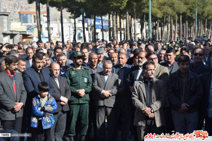 مراسم تشییع جانباز هفنتاددرصد حاج محمد دامن افشان