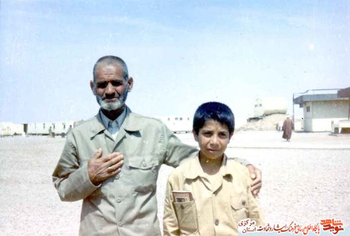 دو تن از رزمندگان گردان علی ابن ابیطالب - انرژی اتمی