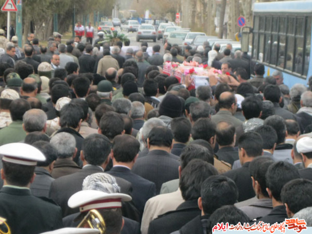  مراسم تشییع شهید  شیرمحمد معافی از شهدای مین زدا
