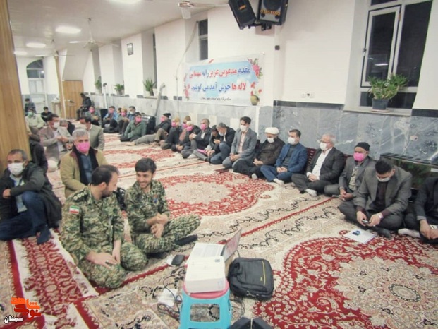 آیین بزرگداشت دومین سالگرد شهادت سردار دل‌ها و یادواره شهدای شهر رضوان-سیزدهم دی‌ماه ۱۴۰۰ مسجد جامع شهر رضوان شهرستان میامی
