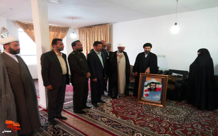 دیدار مسئولان شاهرودی با خانواده معزز شهید والامقام محمد خونجگری - بیست و ششم اردیبهشت ۱۴۰۱ شهر بسطام